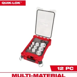 Milwaukee Tools 12PC QUIK-LOK Hole Dozer GP Kit 49-22-4702