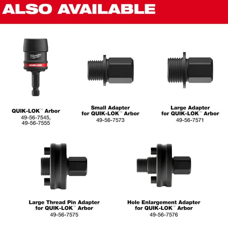 Milwaukee Tools 12PC QUIK-LOK Hole Dozer GP Kit 49-22-4702