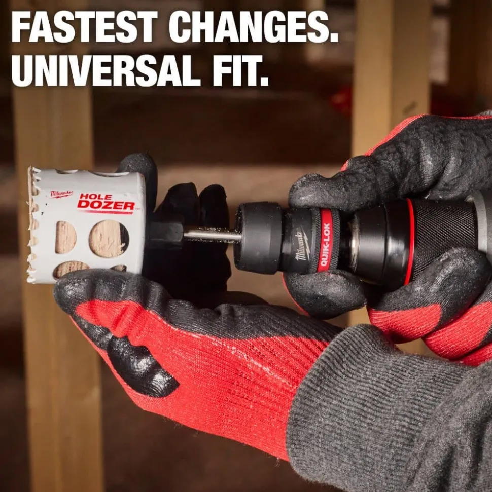 Milwaukee Tools 12PC QUIK-LOK Hole Dozer GP Kit 49-22-4702