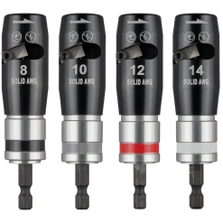 Milwaukee Tools 4PC Solid Wire Stripper Set 48-32-6406