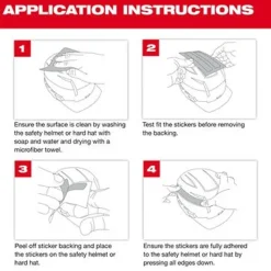 Milwaukee Tools Reflective Strips, Silver, 2 Piece, 20 Pack 48-73-4604B