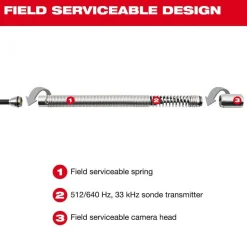 Milwaukee Tools Replacement Spring for M12 85’ High Flex Compact Inspection Camera 48-53-3321