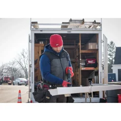 Milwaukee Tools Rib-Knit Cuffed Beanie - Red M750R