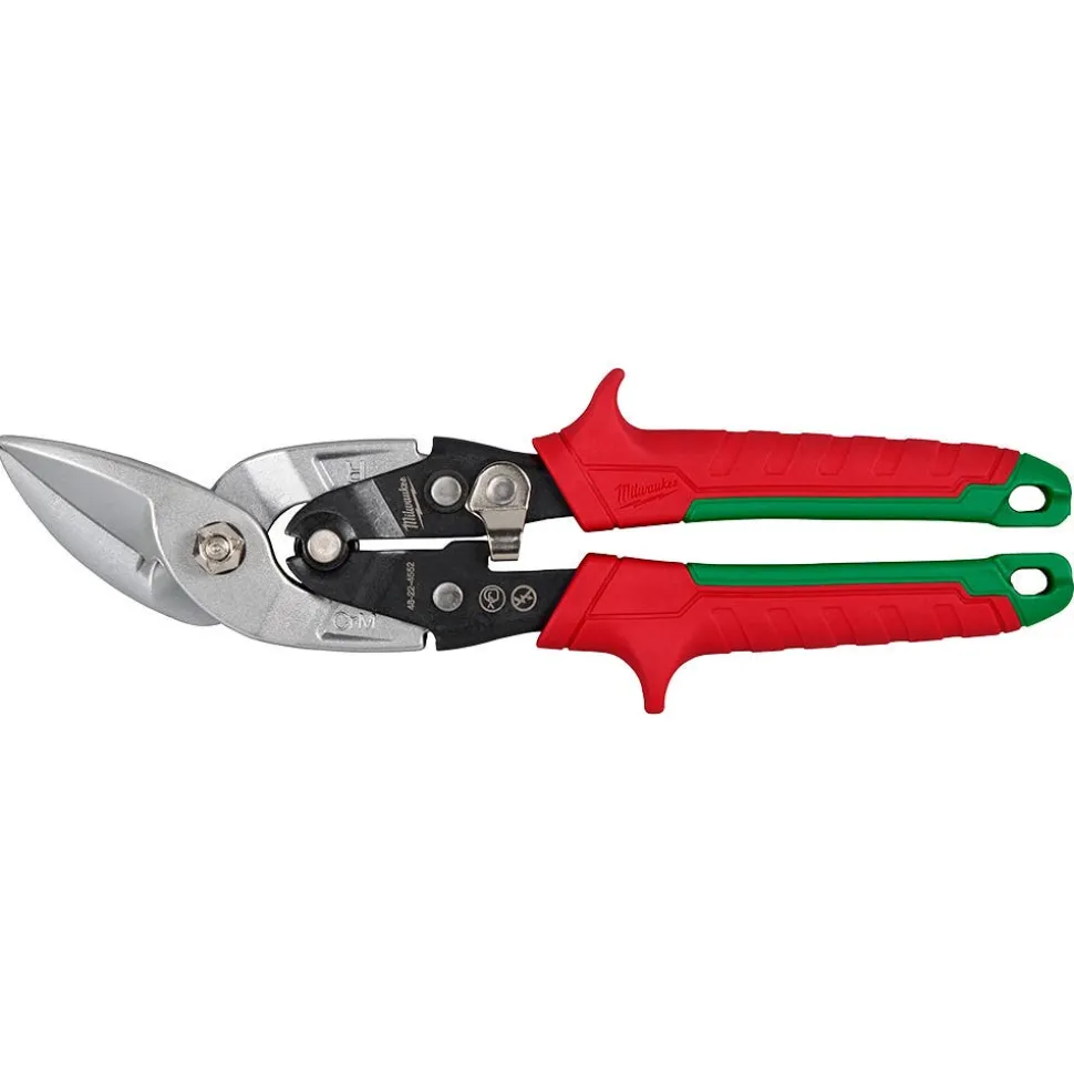Milwaukee Tools Right Cutting Offset Aviation Snips 48-22-4552