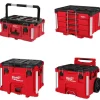 Milwaukee Tools Rolling, X-Large, 4-Drawer & Large PACKOUT Toolbox Bundle