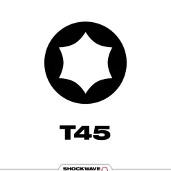 Milwaukee Tools SHOCKWAVE™ Impact Duty 2" T45 Impact Bits 2Pk 48-32-6000