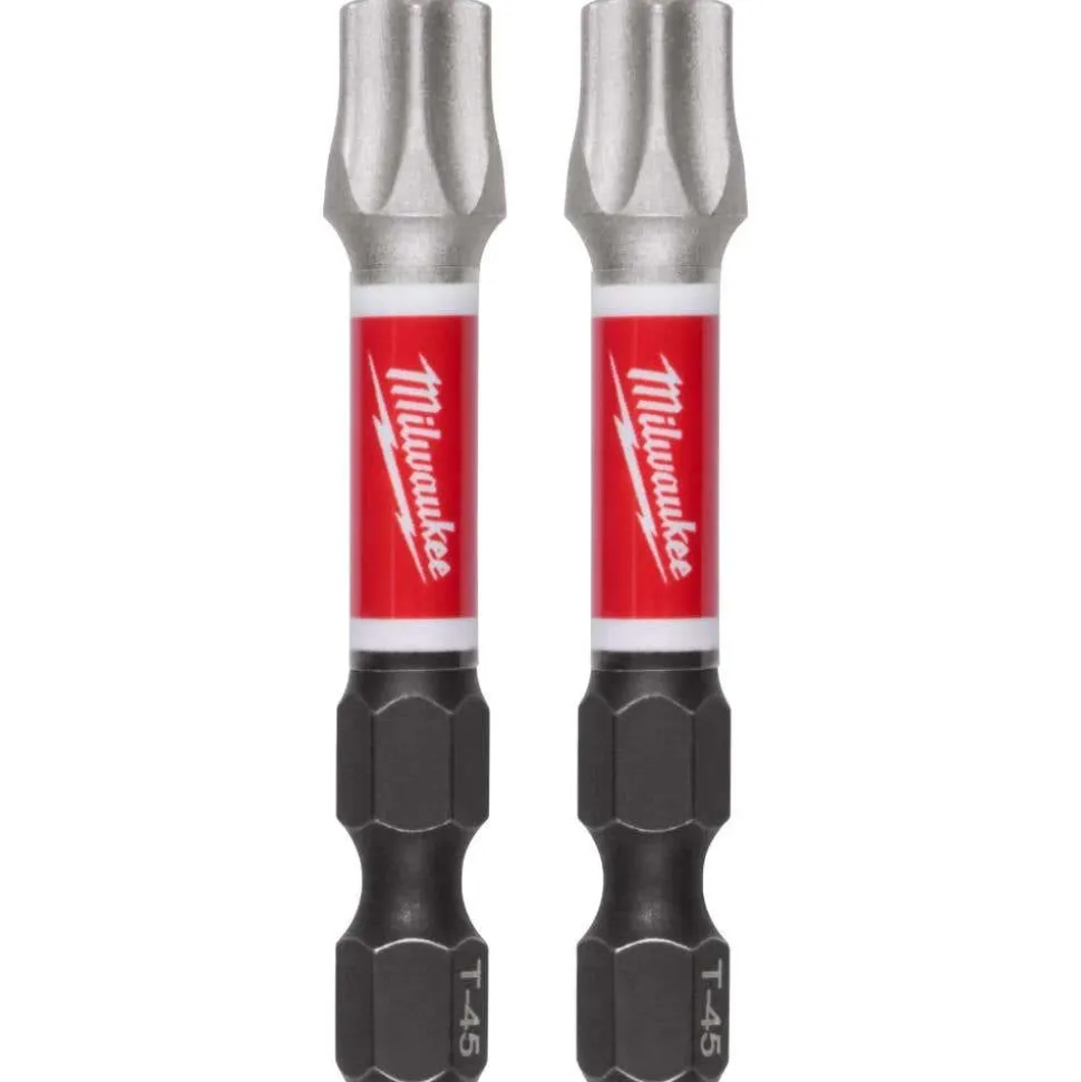 Milwaukee Tools SHOCKWAVE™ Impact Duty 2" T45 Impact Bits 2Pk 48-32-6000