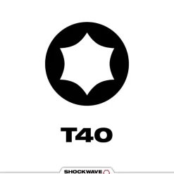 Milwaukee Tools SHOCKWAVE™ Impact Duty 1" T40 INSERT BIT 2Pk 48-32-4438