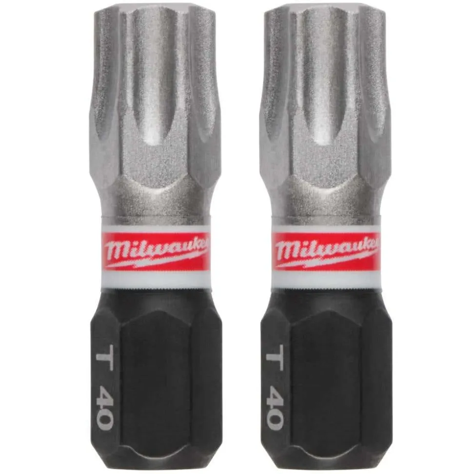 Milwaukee Tools SHOCKWAVE™ Impact Duty 1" T40 INSERT BIT 2Pk 48-32-4438