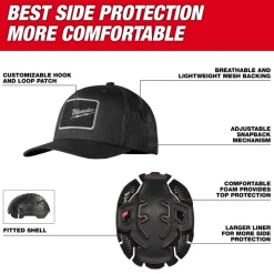 Milwaukee Tools Snapback Bump Cap 48-73-1063