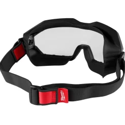 Milwaukee Tools Vented Goggles - Clear Dual Coat Lens 48-73-2062