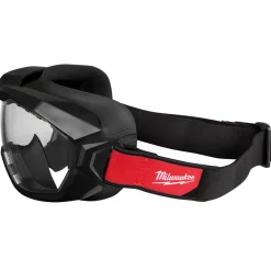 Milwaukee Tools Vented Goggles - Clear Dual Coat Lens 48-73-2062