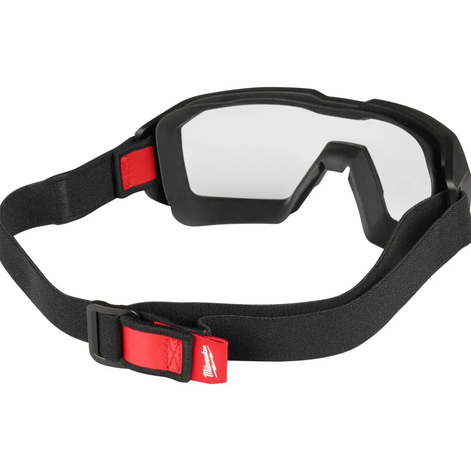 Milwaukee Tools Vented Low-Profile Goggles - Clear Dual Coat Lens 48-73-2060