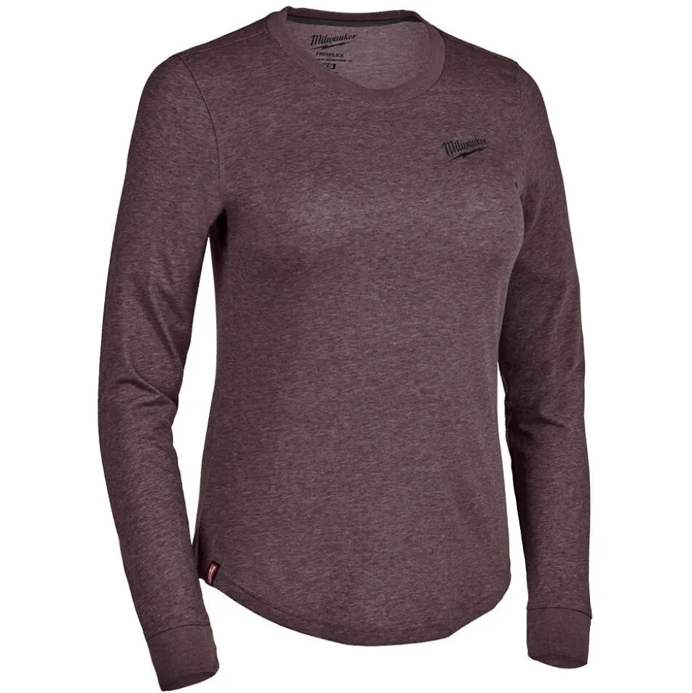 Milwaukee Tools Women's FREEFLEX™ Hybrid Tee - Long Sleeve Purple