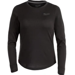 Milwaukee Tools Women's FREEFLEX™ Hybrid Tee - Long Sleeve Black