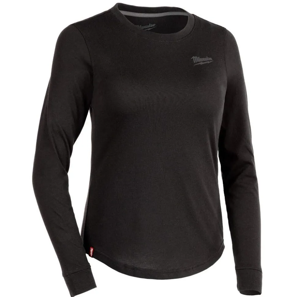 Milwaukee Tools Women's FREEFLEX™ Hybrid Tee - Long Sleeve Black