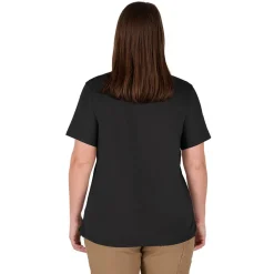 Milwaukee Tools Women's GRIDIRON Pocket T-Shirt - Short Sleeve - Black F451B
