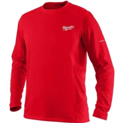 Milwaukee Tools Workskin Lightweight Long Sleeve Performance Shirt Red 415R