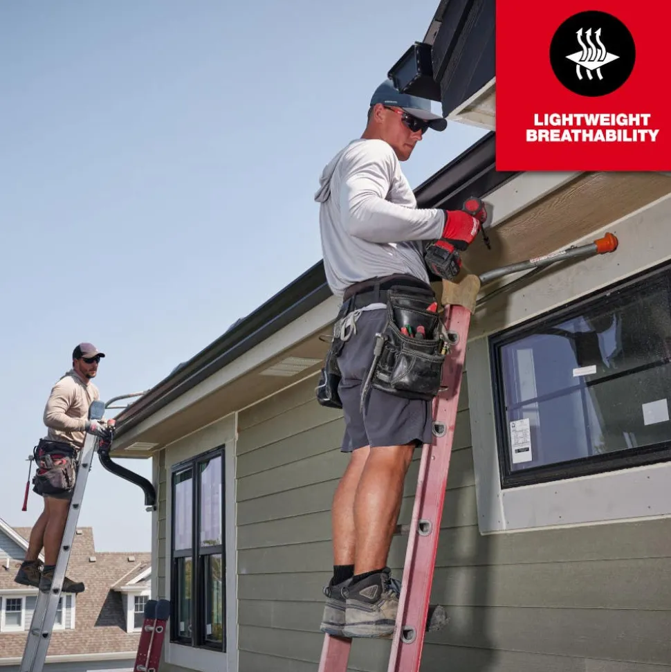 Milwaukee Tools WORKSKIN Hooded Sun Shirt Gray M550G