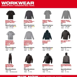 Milwaukee Tools Workskin Lightweight Short Sleeve Performance Shirt Red 414R