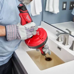 Milwaukee TrapSnake 25' Auger Drain Cleaner w/ Cable Drive 49-16-2573