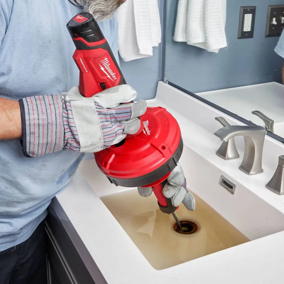 Milwaukee TrapSnake 25' Auger Drain Cleaner w/ Cable Drive 49-16-2573