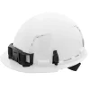 Milwaukee White Front Brim Vented Type 1 Class C Hard Hat w/ 4pt Ratcheting Suspension 48-73-1200