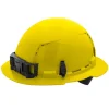 Milwaukee Yellow Full Brim Vented Type 1 Class C Hard Hat w/ 4pt Ratcheting Suspension 48-73-1203