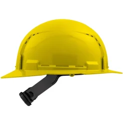 Milwaukee Yellow Full Brim Vented Type 1 Class C Hard Hat w/ 4pt Ratcheting Suspension 48-73-1203