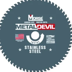 MK Morse 14" STAINLESS STEEL Metal Devil Circular Saw Blades 90 Tooth CSM1490FSSC