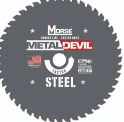 MK Morse 14" STEEL Metal Devil Circular Saw Blades 66 Tooth CSM1466FSC