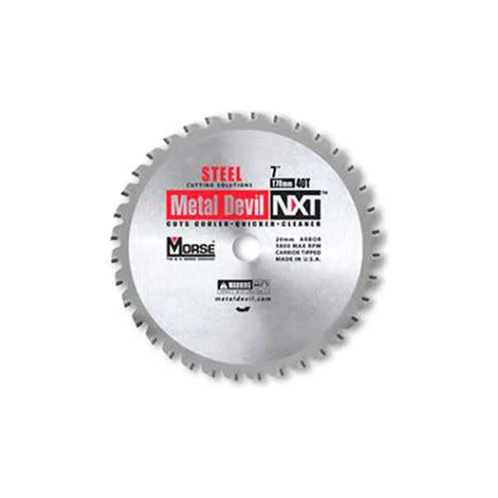 MK Morse 10" THIN ALUMINUM Metal Devil Circular Saw Blades 92 Tooth CSM1092FTNFC
