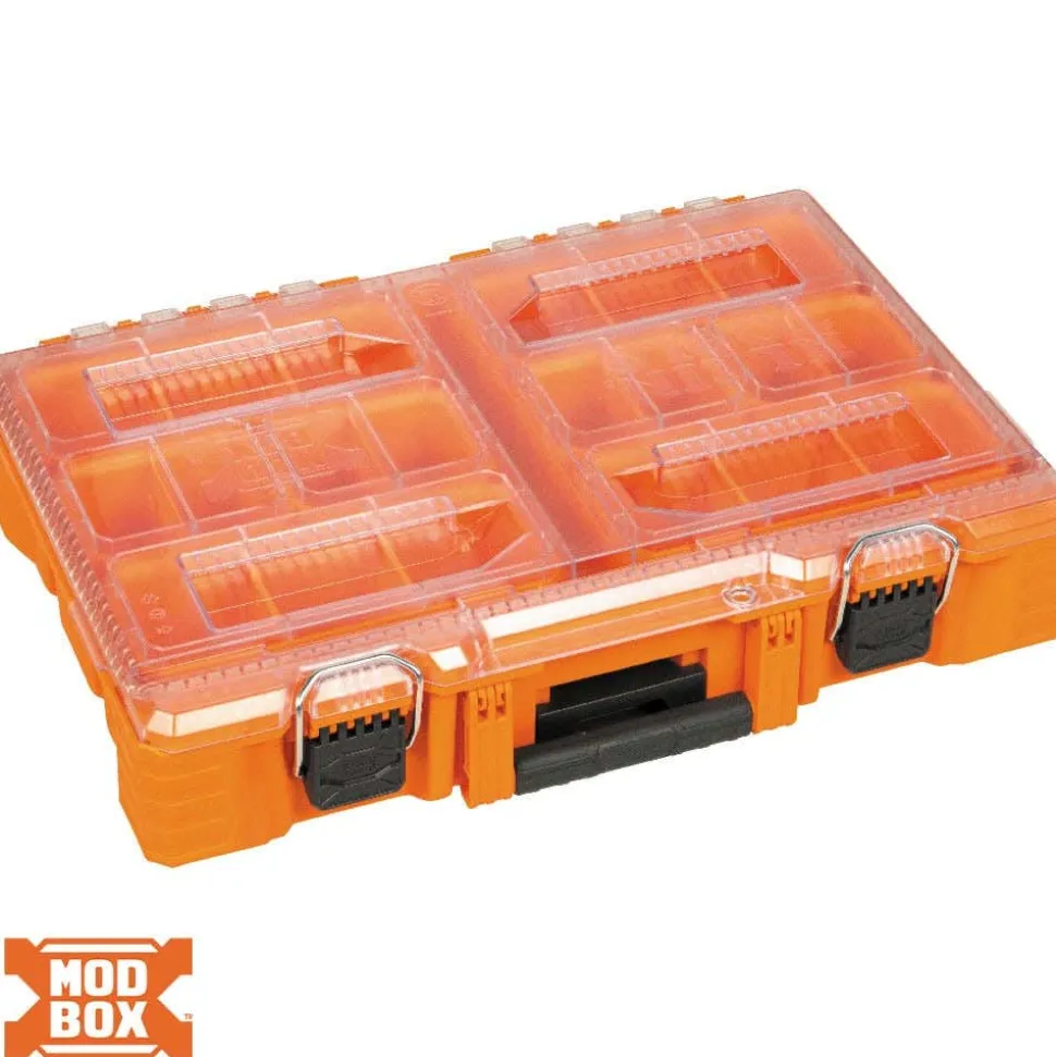 MODbox Rolling Toolbox w/ Two Drawer, Small, and Tall Component Toolbox Bundle