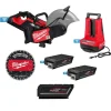 MX FUEL 14" Cut-Off Saw w/ RAPIDSTOP Brake and MX FUEL REDLITHIUM HD12.0 Battery Pack Bundle