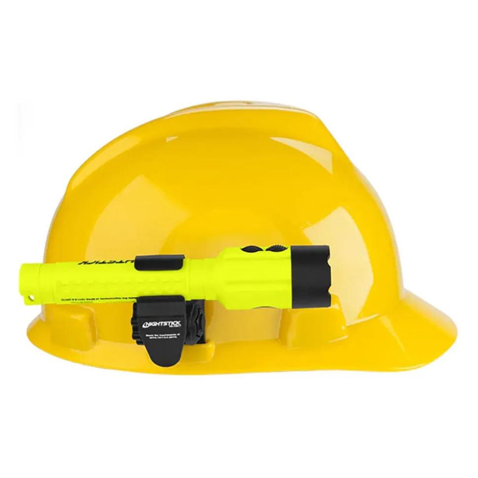 Nightstick Hard Hat / Helmet Flashlight Mount Slot or Brim (Holder Only) NS-HMC7