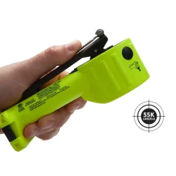 Nightstick Intrinsically Safe [Zone 0/20] INTRANT DUO TURBO IS Dual-Light Angle Light - 250 Lumens (4 AA's) XPP-5564GX