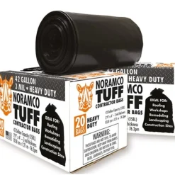 Normaco Tuff 42 Gallon Contractor Trash Bags 3 Mil Heavy Duty 20 Count OPT-TUFF20