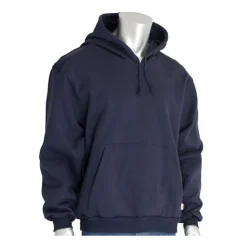 PIP AR/FR Fleece Pullover Navy Blue Hooded Sweatshirt 385-FRPH-NV 3X PIP385-FRPH-NV