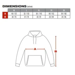 PIP AR/FR Fleece Pullover Navy Blue Hooded Sweatshirt 385-FRPH-NV 3X PIP385-FRPH-NV