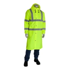 PIP Falcon VIZ ANSI Type R Class 3 48 Rain Trench Coat