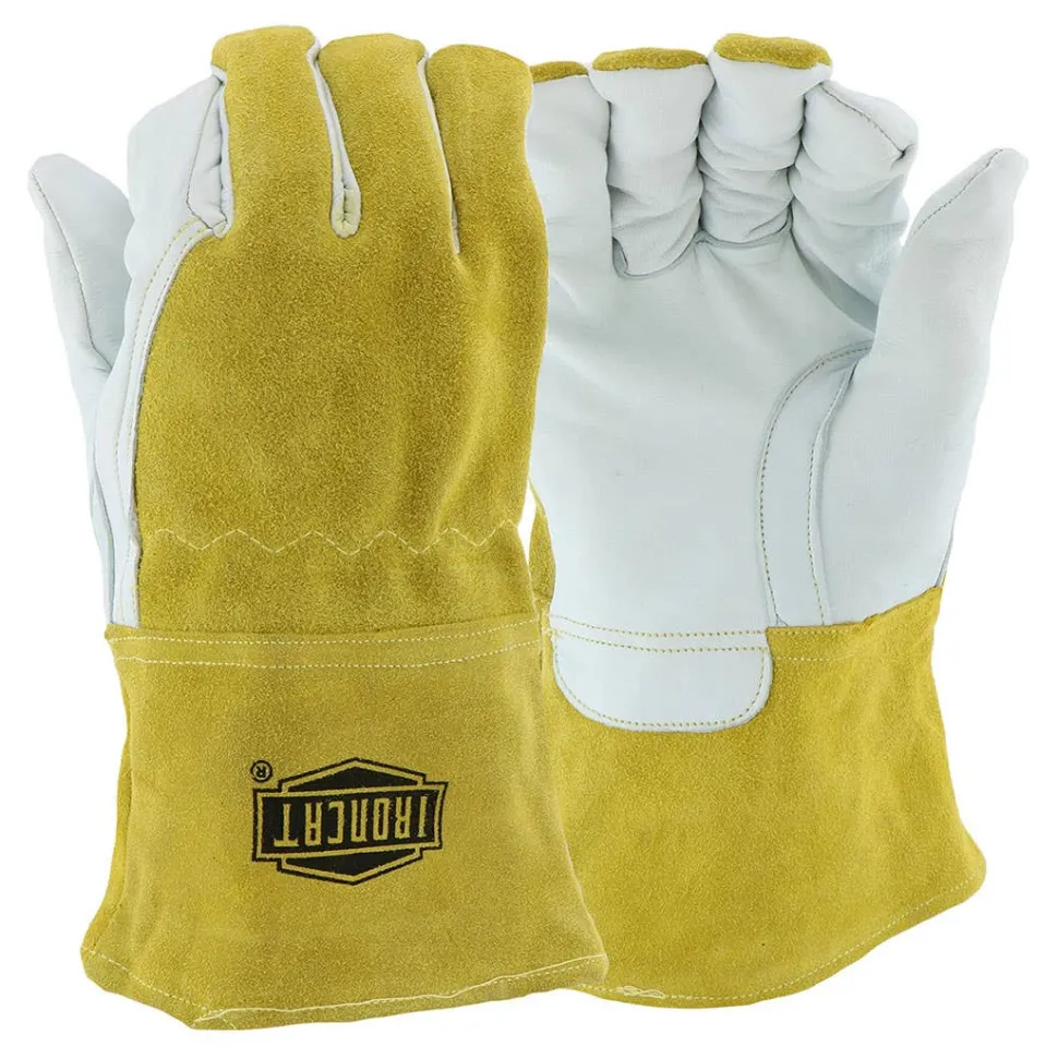 PIP Ironcat Top Grain Goatskin Leather MIG Welder's Glove Split Cowhide Leather Back