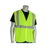 PIP Safety | West Chester Class 2 Mesh Vest, No Pockets, H&L Closure, 2" Tape, 5X 302-MVGLY-5X
