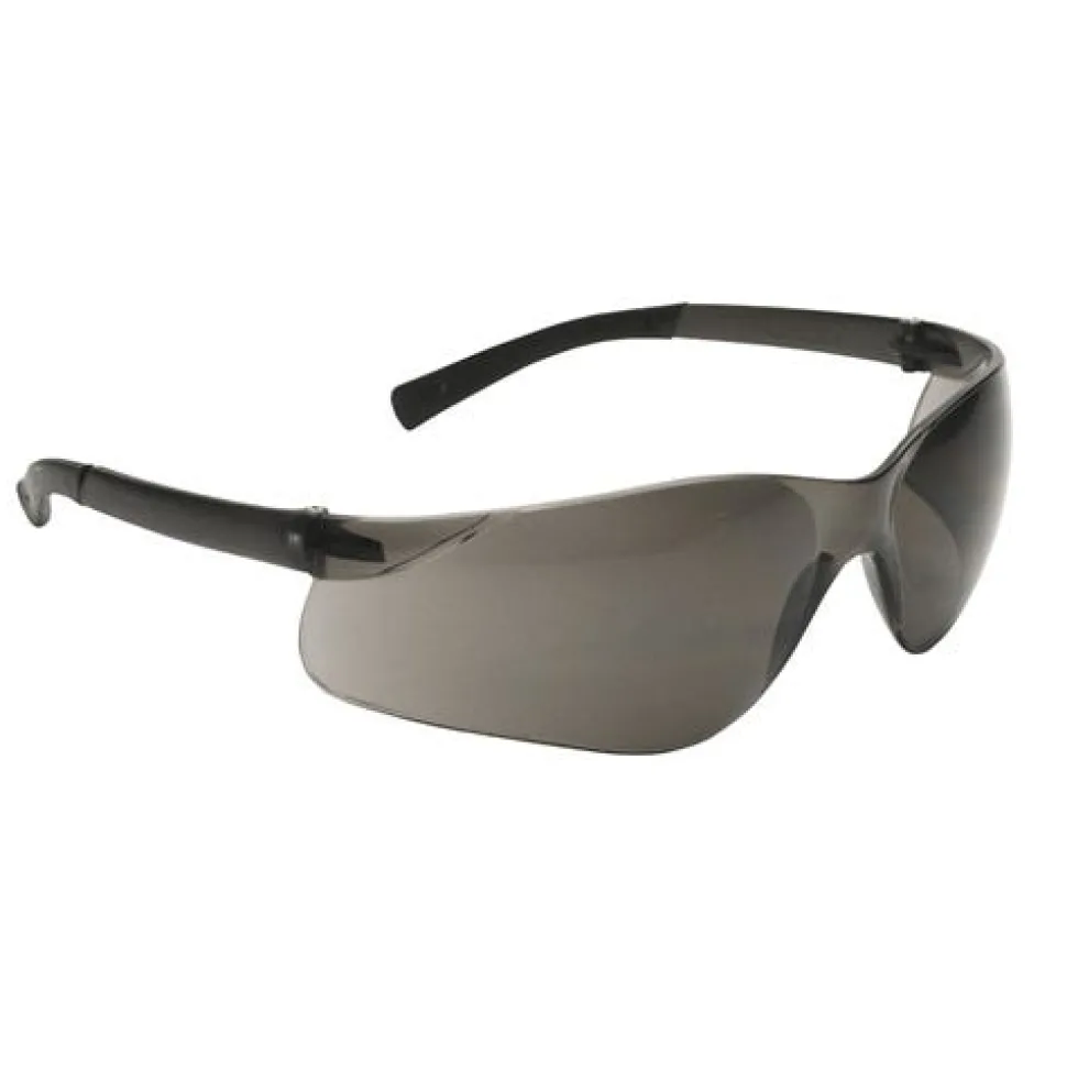 PIP Safety Zenon Z13 Rimless Safety Glasses with Dark Gray Temple; Gray Lens and Anti-Scratch Coating 250-06-5501