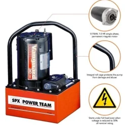 Power Team Electric Hydraulic Pump - Double Acting PE304R-2