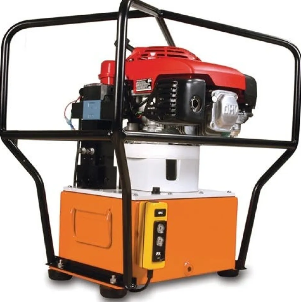 Power Team Single/Double-Acting Max Output Gasoline Powered Pump PG120HM