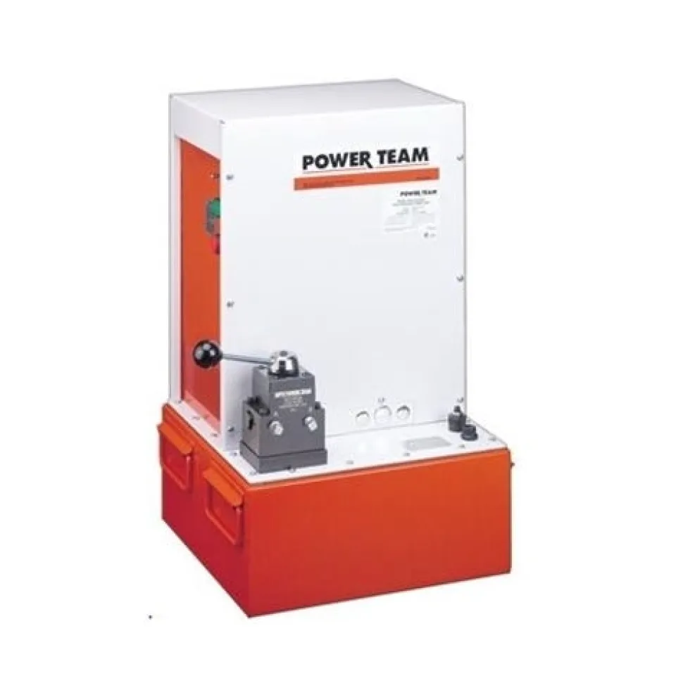Power Team Up to 200 Ton Electric Hydraulic Pump - Double Acting PQ604