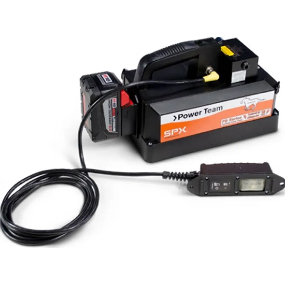 Power Team 18VDC Battery Powered Hydraulic Power Pump, S/A 2-Way w/ Auto Dump PB102P-0
