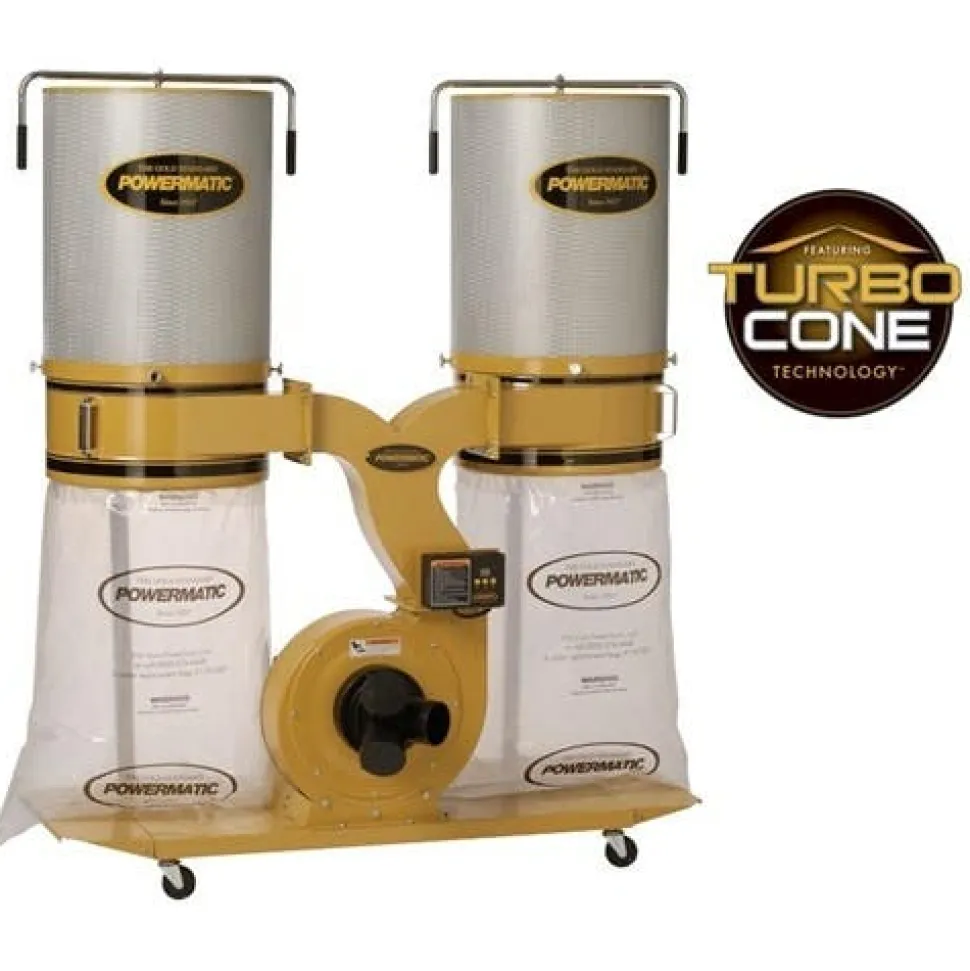 Powermatic PM1900 3HP Dust Collector w/ Canister Kit 1792072K