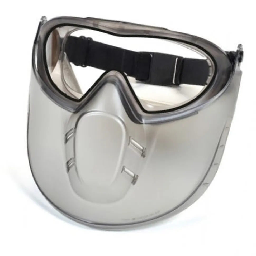 Pyramex Capstone Clear Anti-Fog Dual Lens w/ Clear Shield GG504DTSHIELD