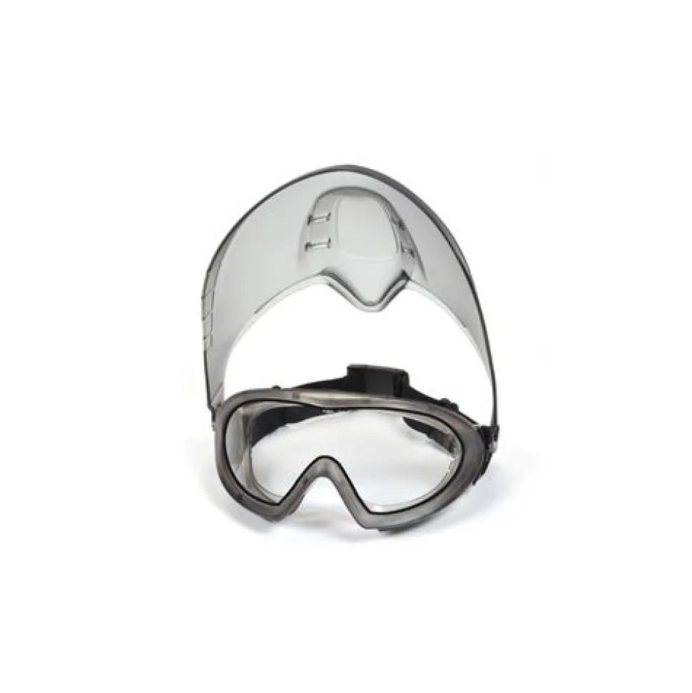 Pyramex Capstone Clear Anti-Fog Dual Lens w/ Clear Shield GG504DTSHIELD